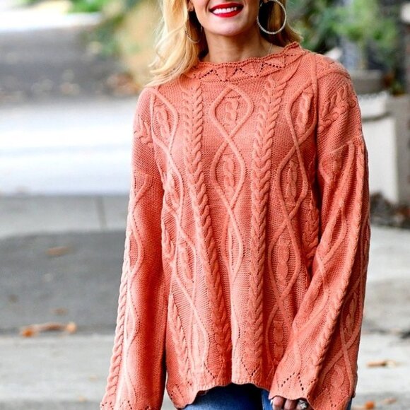 GRACE Cable Knit Sweater - Picture 2 of 6